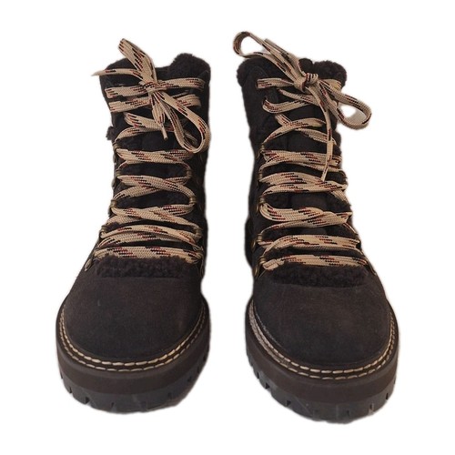 SEE BY CHLOE EILEEN Chocolate Brown Suede Boots Size 37/6.5 - photo 3