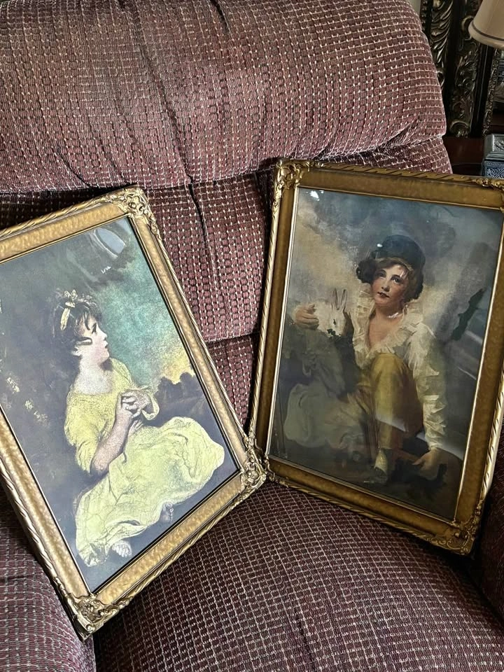 Pair of Vintage Framed Portraits
