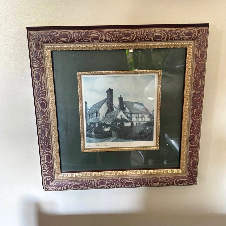 Tom Caldwell Framed Cottage Print