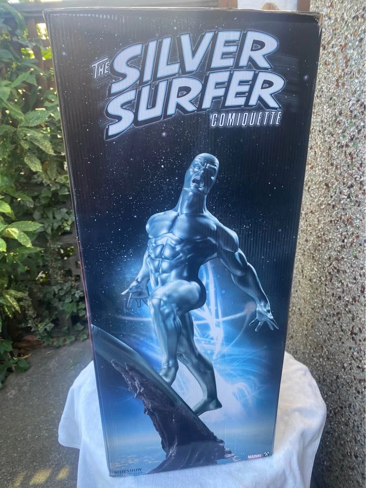 Silver surfer figure action statue numbered #116/950 NEW Sealed - photo 4
