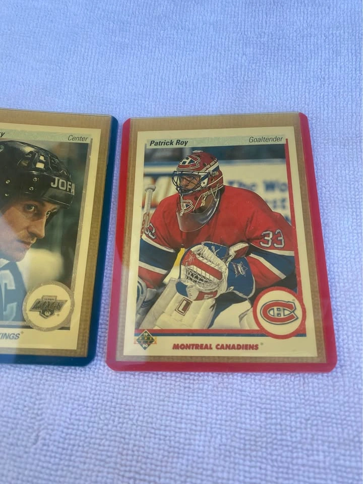 UPPER DECK promos Gretzky Roy hockey cards Mint 1990 s - photo 2