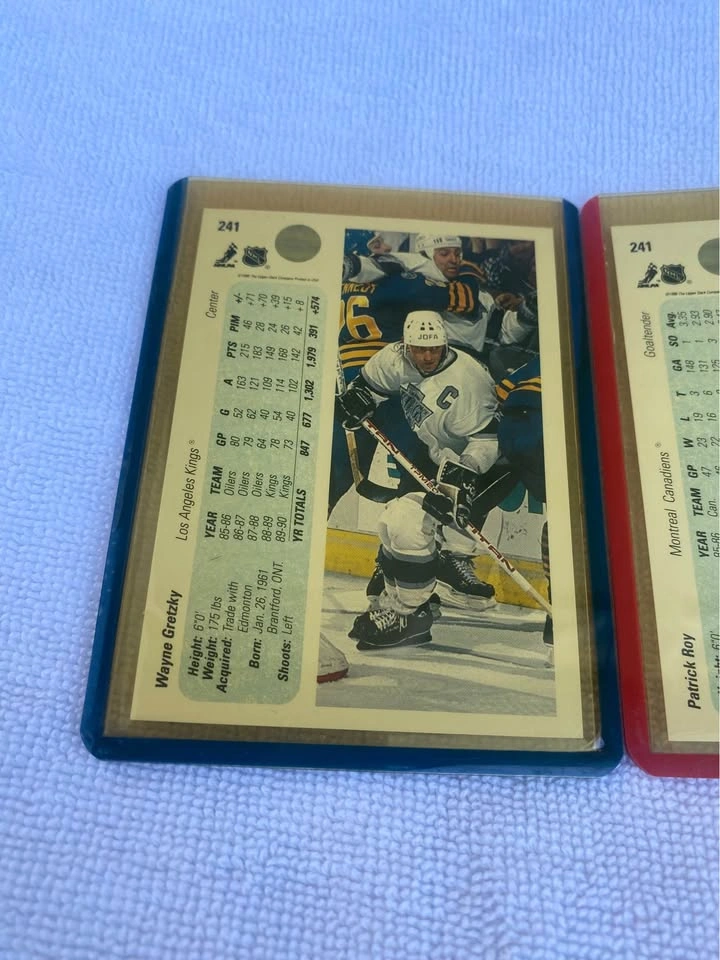 UPPER DECK promos Gretzky Roy hockey cards Mint 1990 s - photo 4