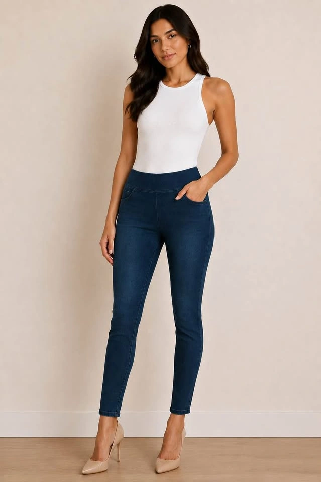 Blue women jeggings