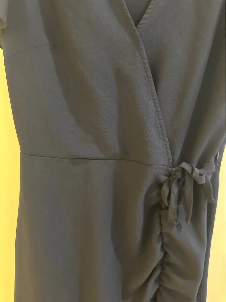 1.State ruched faux wrap dress - photo 5