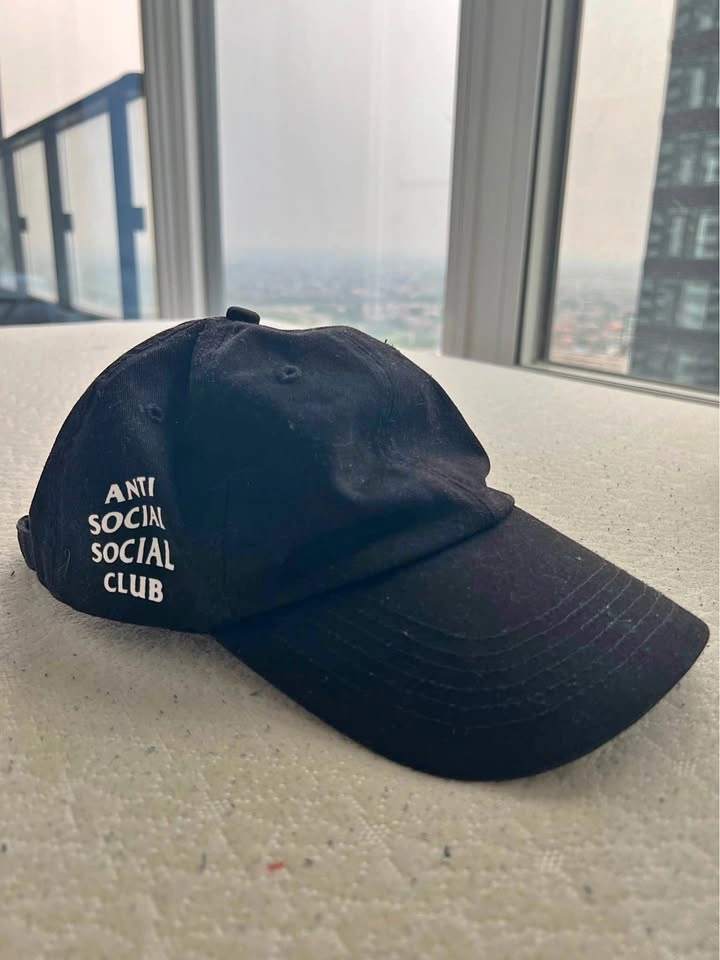 Anti Social Social Club (ASSC) Black Dad Hat / Cap