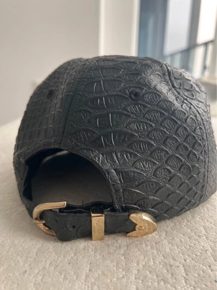 Hardware LDN x Hater Snapback Cap (Black Croc / Gold Hardware) - photo 2