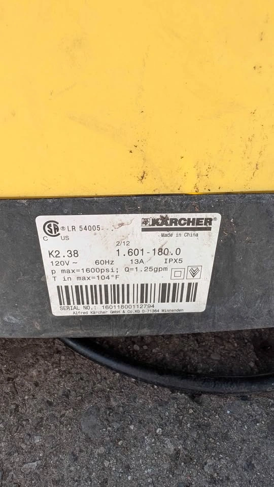 Kärcher K2 Pressure Washer 1600psi – Complete Kit - photo 4