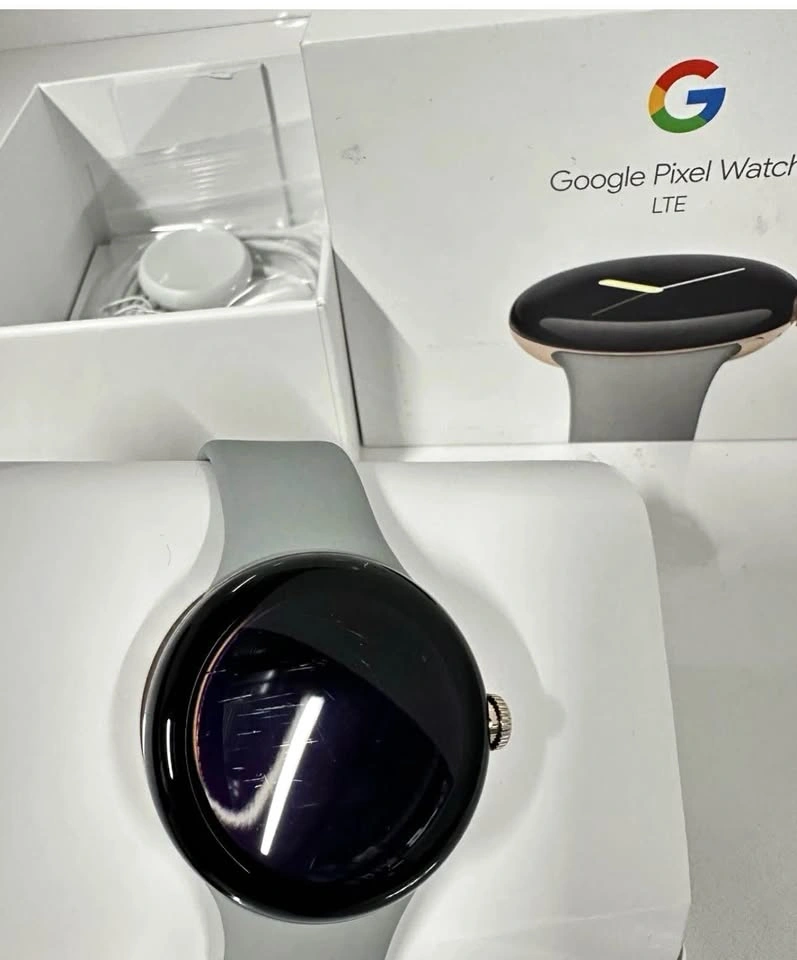 Google Pixel Watch 41mm Champagne Gold Stainless Steel Case