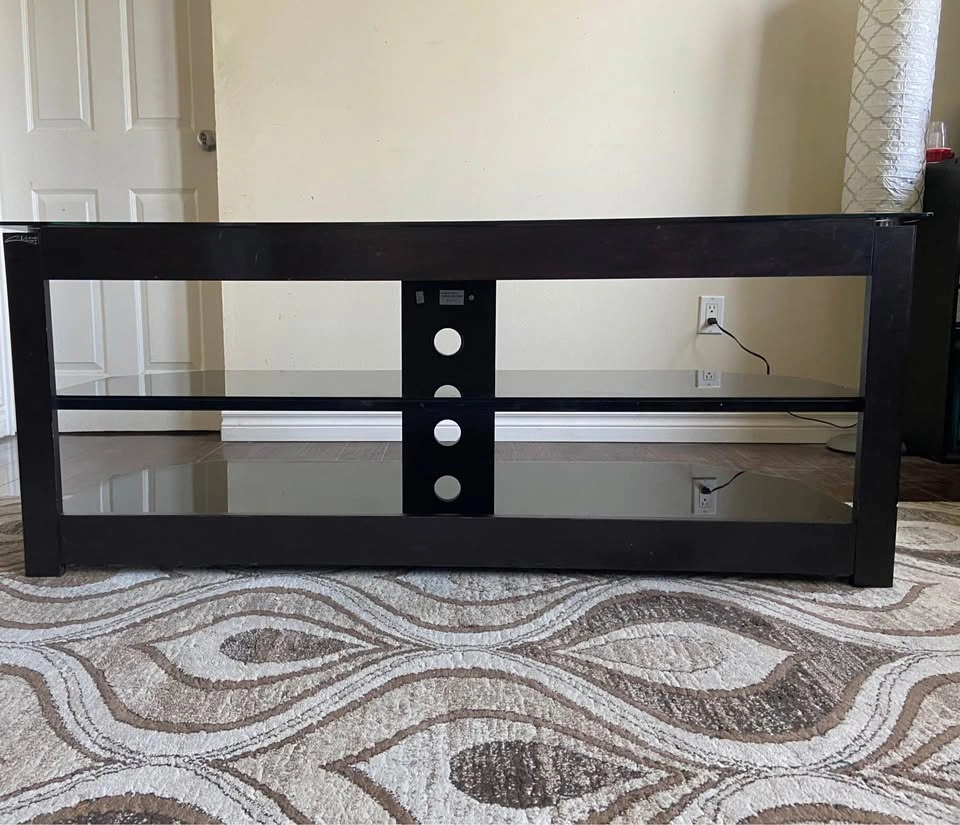 3-Tier Glass TV Stand (55” x 19” x 22”) - photo 3