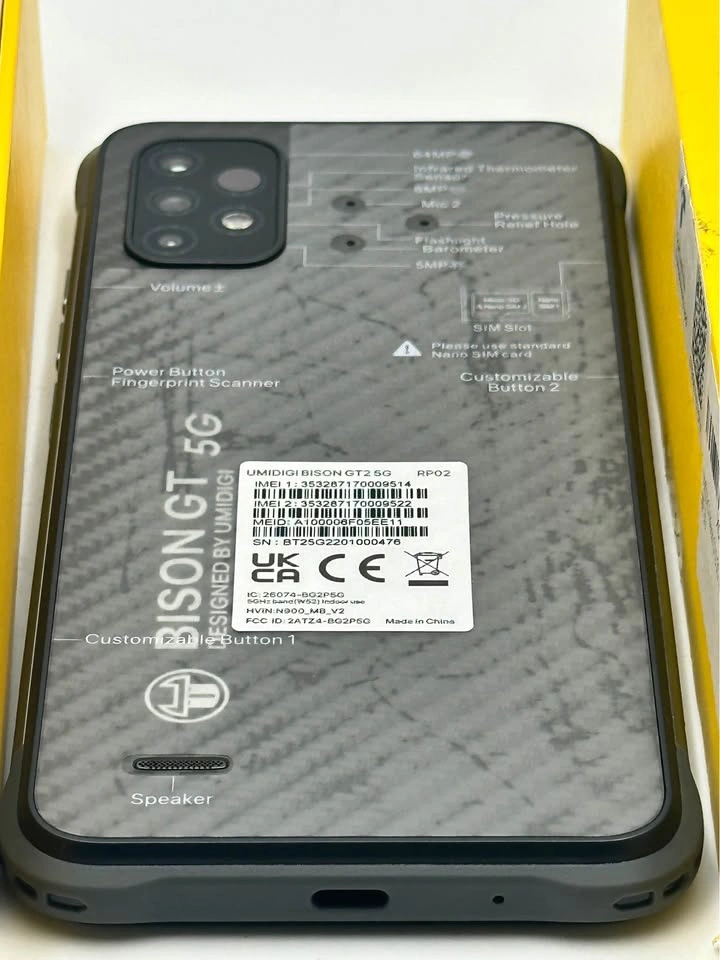 UMIDIGI Bison GT2 8GB+128GB Android 12 NFC Unlocked Smartphone - photo 5