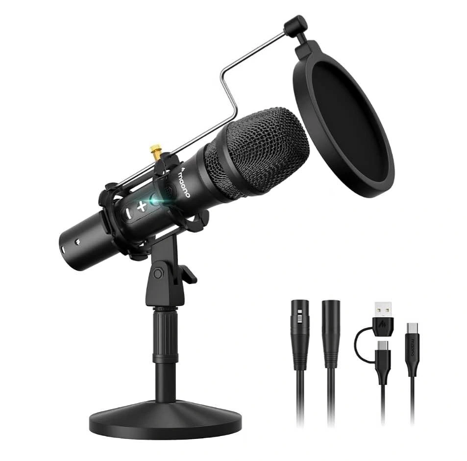 MAONO USB/XLR Dynamic Microphone HD300T