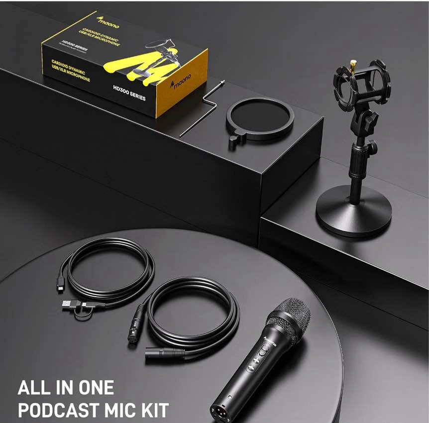 MAONO USB/XLR Dynamic Microphone HD300T - photo 2