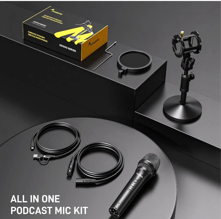 MAONO USB/XLR Dynamic Microphone HD300T - photo 5