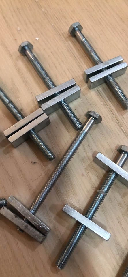 T-Track Bolts and Rectangular Nuts Set (QTY:12) - photo 2
