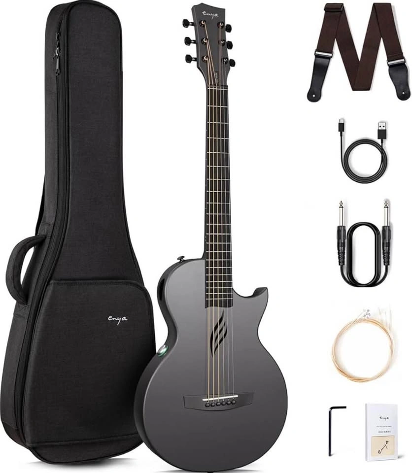 Carbon Fiber Acoustic Electric Guitar - photo 3
