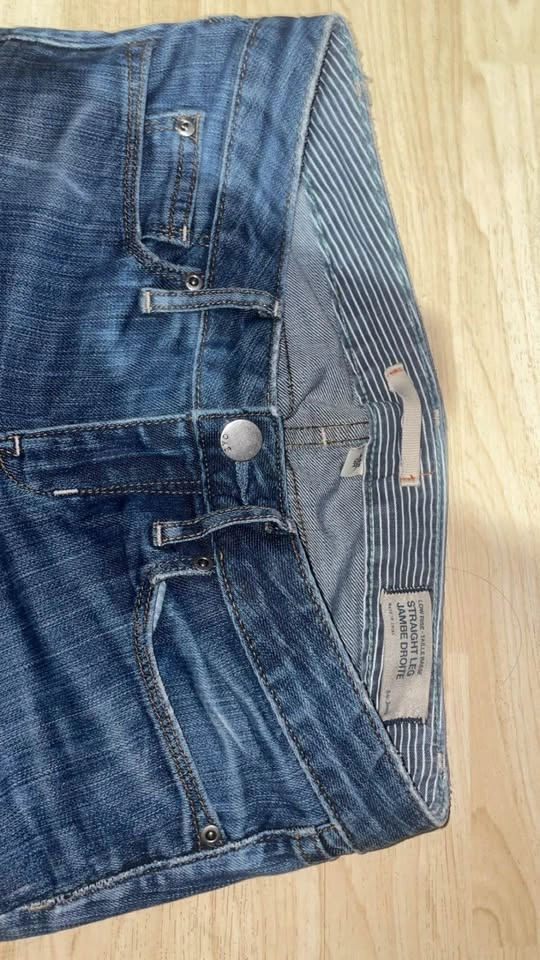 Gap straight leg low rise jeans size 24r - photo 3