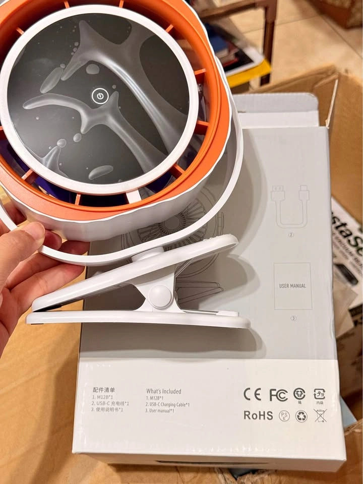 M12B Portable Clip-on Fan