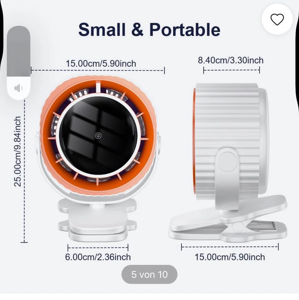 M12B Portable Clip-on Fan - photo 2