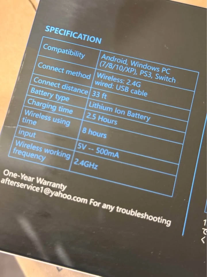 Wireless Gaming Controller Model GC201 - photo 2
