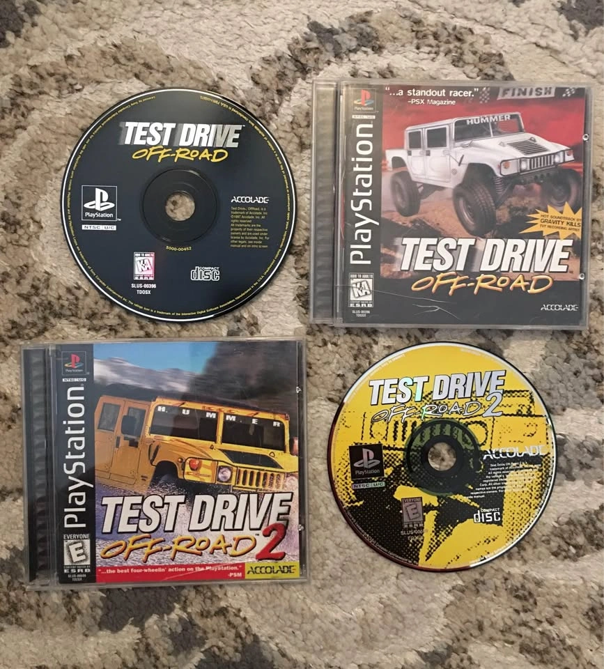 Test Drive Off-Road 1 & 2 CIB / Sony PS1