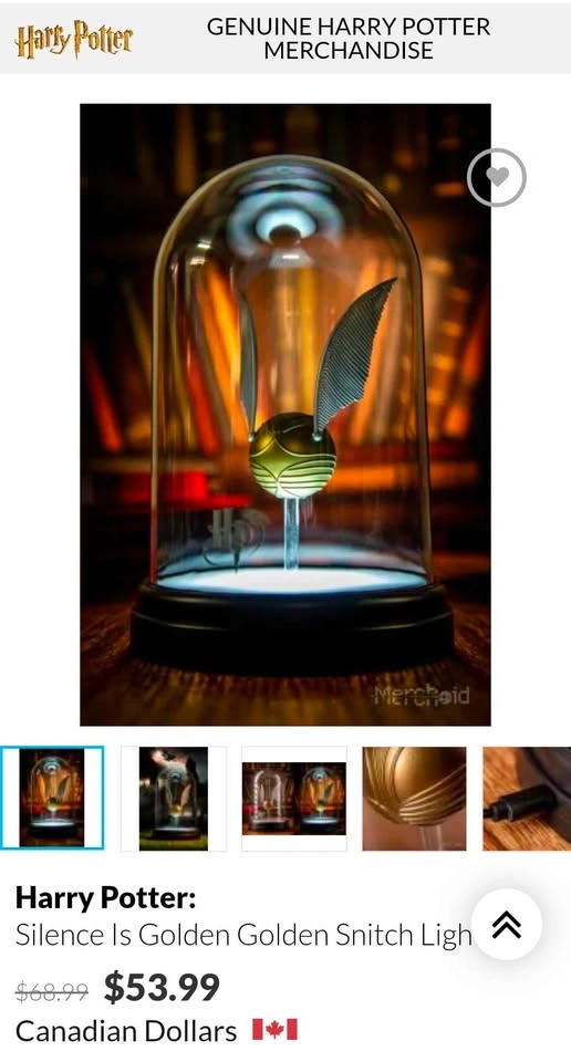 Golden Snitch Light - photo 3