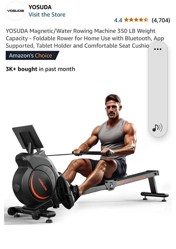 Magnetic Rowing Machine