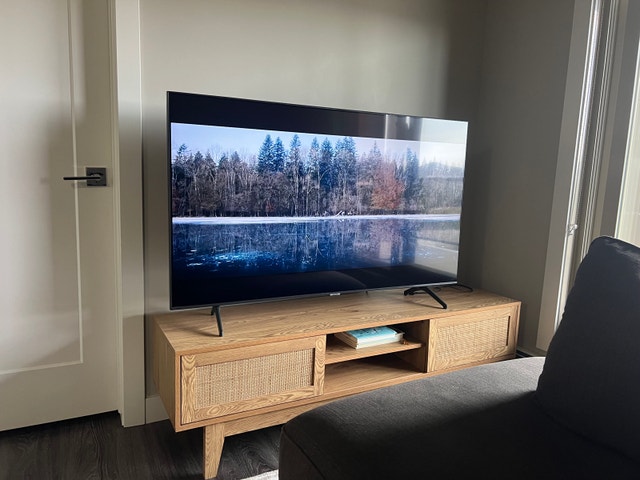 Samsung Smart TV and TV Stand