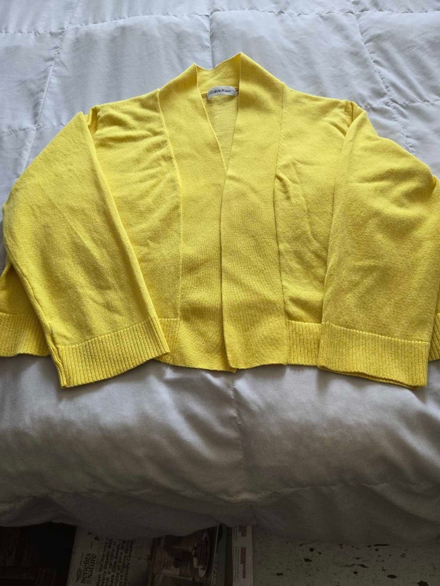 Calvin Klein Yellow Cardigan