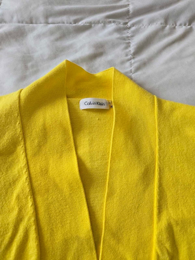 Calvin Klein Yellow Cardigan - photo 2