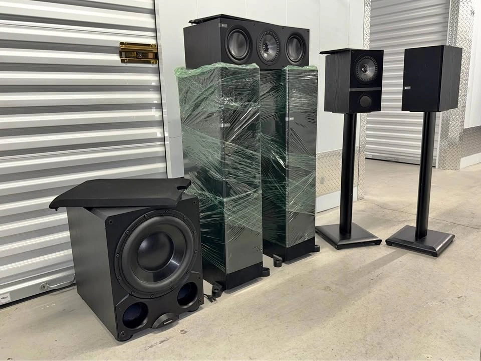 KEF 5.1 Home Theatre Speaker System – Like New