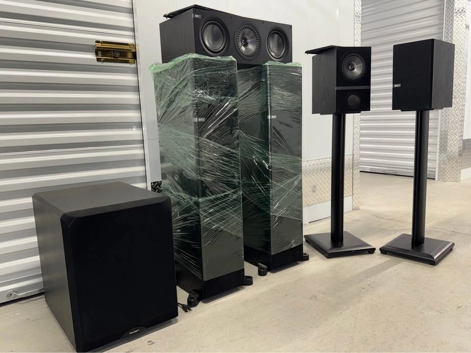 KEF 5.1 Home Theatre Speaker System – Like New - photo 2