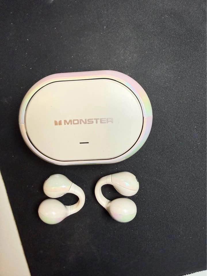 Monster Open-Ear Clip-On Wireless Earbuds - Like New - photo 2