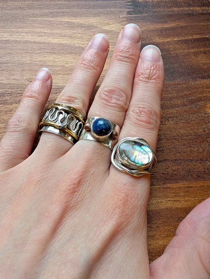 Funky Chunky Rings - Sterling Silver