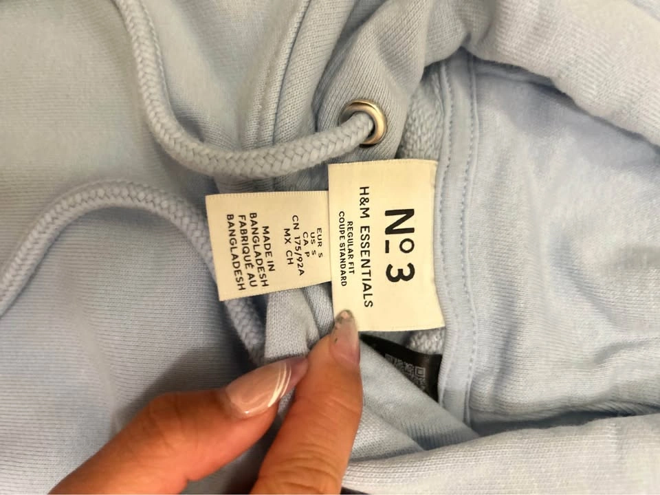 Blue H&M Hoodie - photo 3