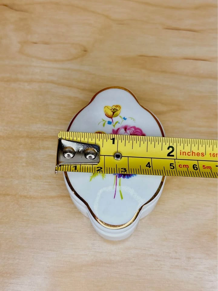 Royal Adderley Bone China Floral Trinket Box - photo 3