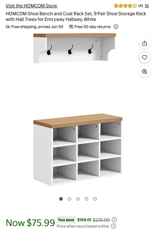 Shoe rack for sale