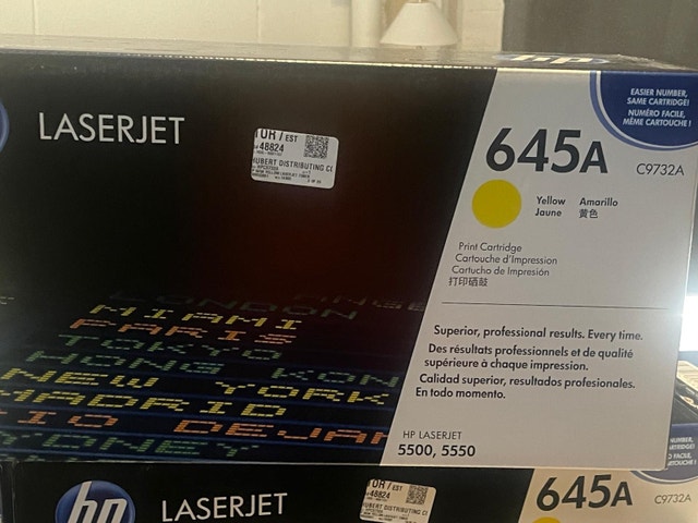 HP Yellow LaserJet Print Cartridge (Yellow Accent)