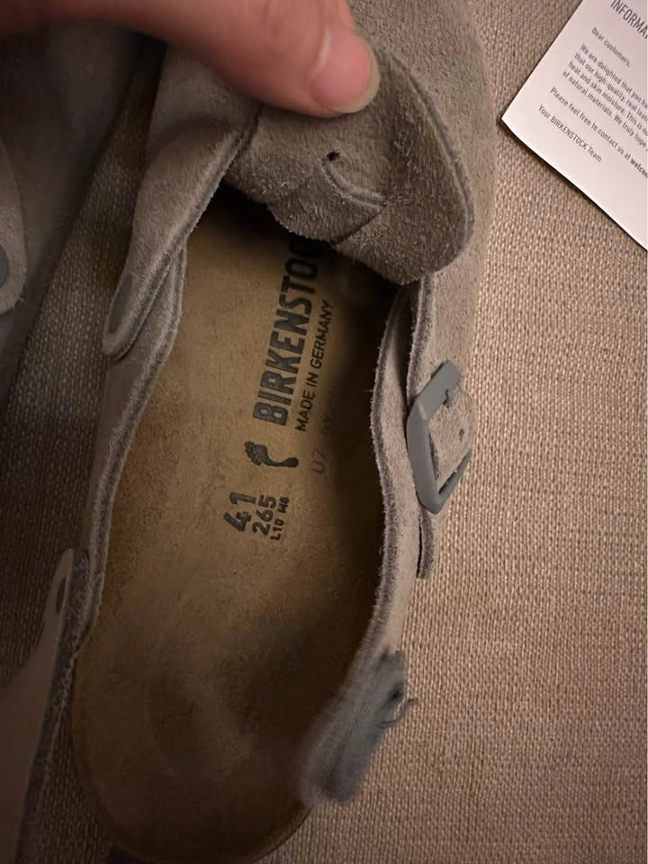 New Men‘s Birkenstock Tokio Stone Coin Size 41 Narrow Fit - photo 4