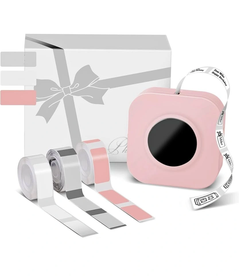 New Phomemo Q30s 4-Piece Portable Thermal Label Printer Bundle