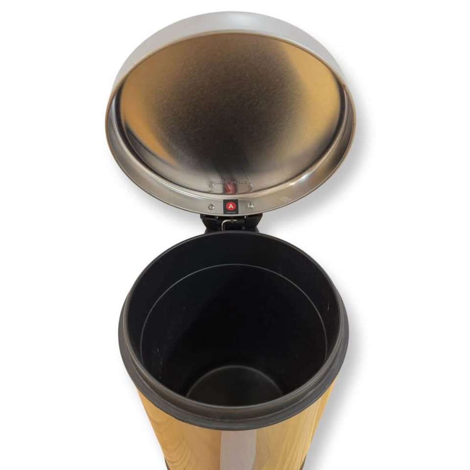 Bundle of 3 simplehuman Trash Cans - Brushed Stainless Steel - photo 5