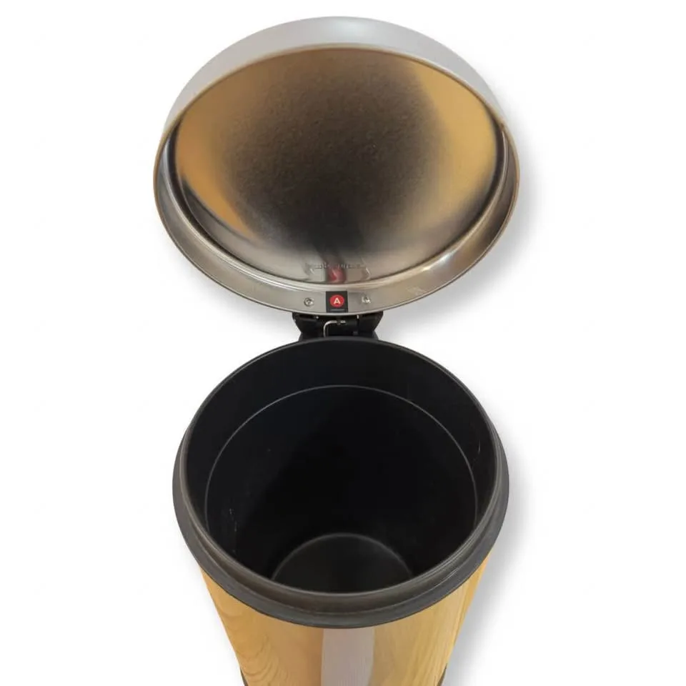 Bundle of 3 simplehuman Trash Cans - Brushed Stainless Steel image indicator(5)