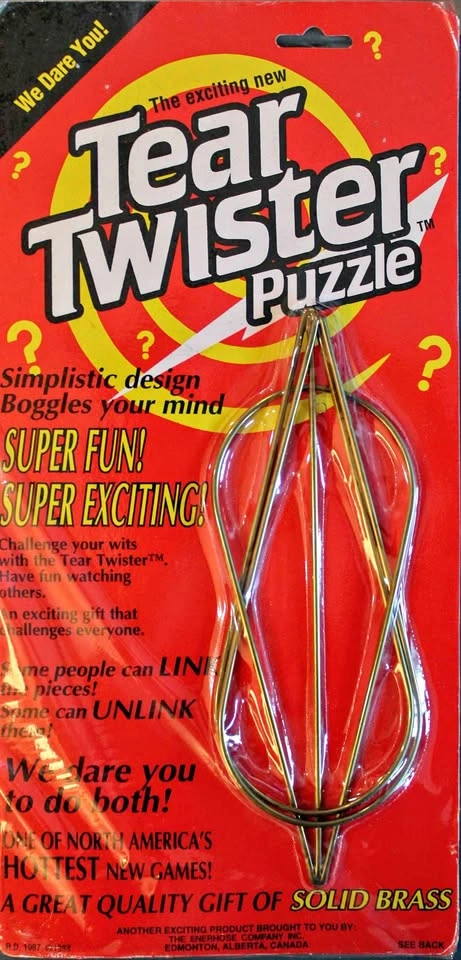Vintage Tear Twister Puzzle by Enerhose Company Edmonton