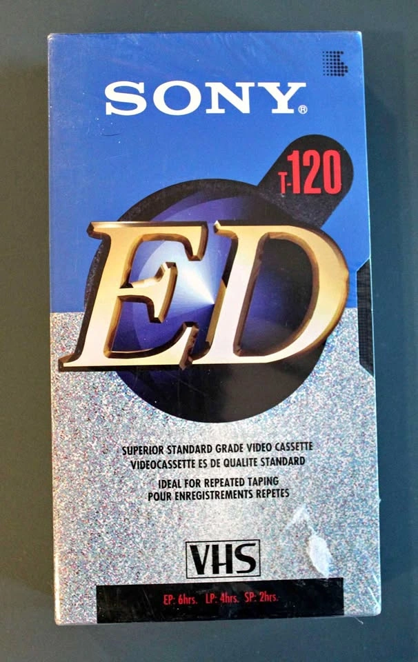 Sony ED T-120 VHS Video Cassette