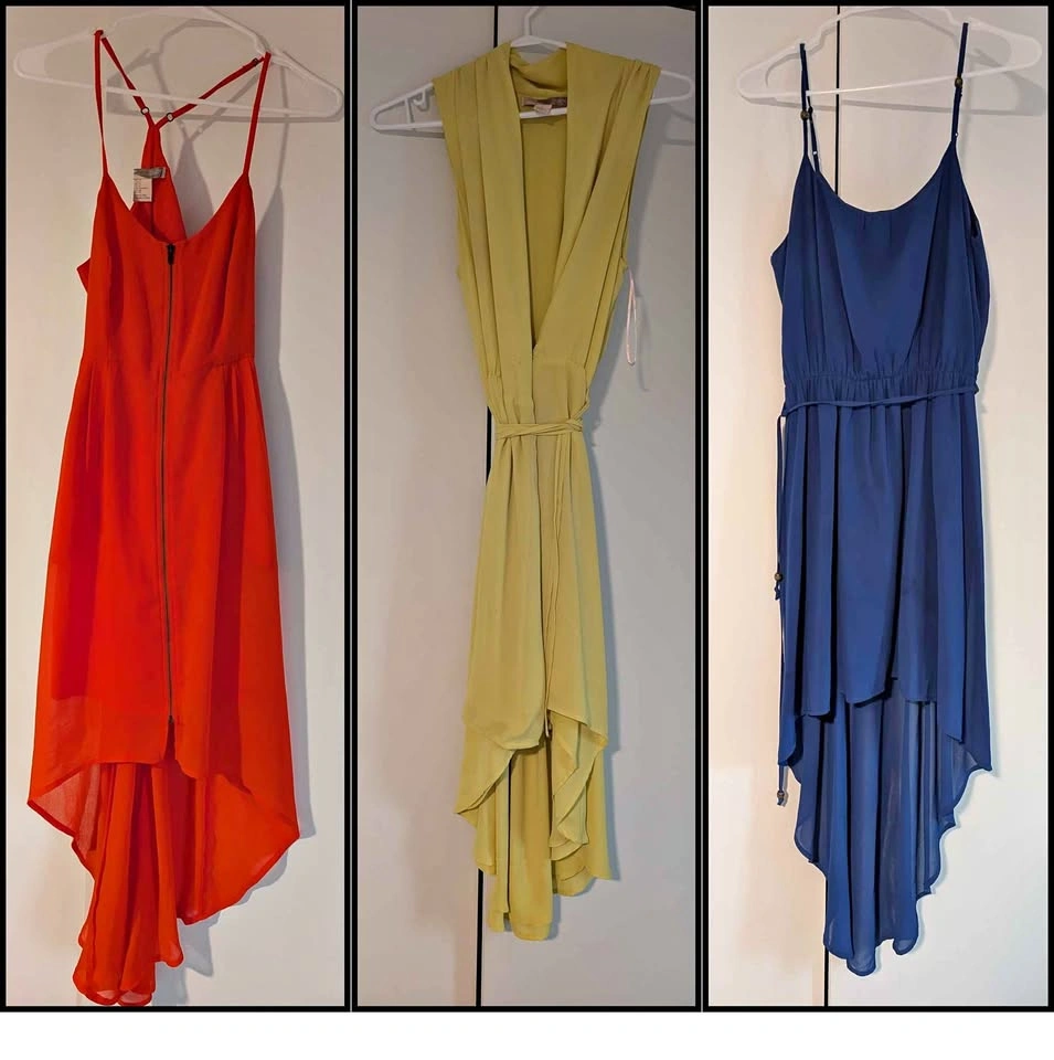 Women's High-Low Dress - size small-medium