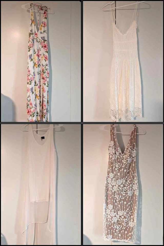 White Women's Dresses wedding, bridal bachelorette