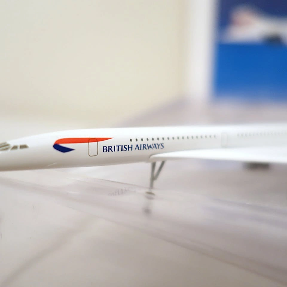 New Vintage Herpa Wings British Airways Concorde 1:500 Model - photo 3