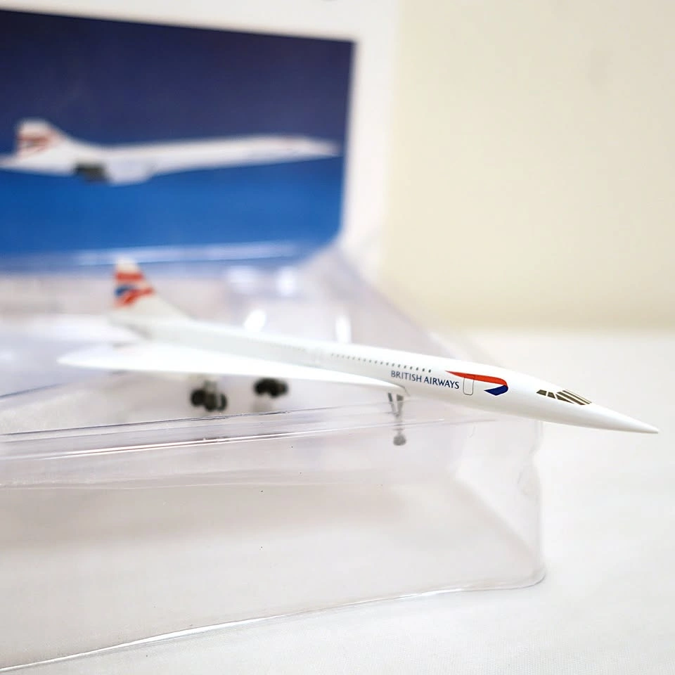New Vintage Herpa Wings British Airways Concorde 1:500 Model - photo 4