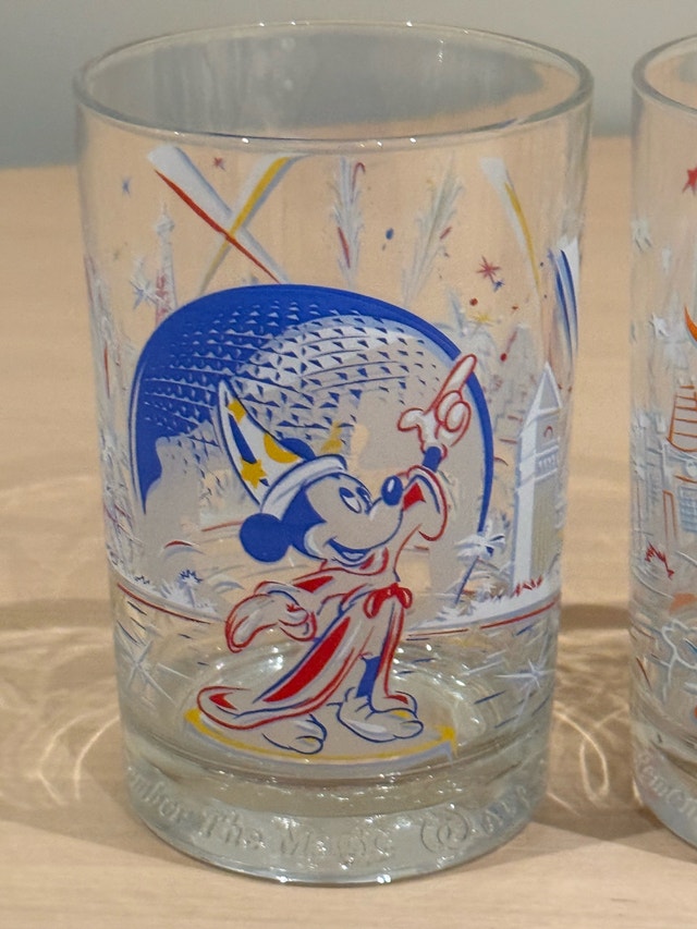 McDonald's Walt Disney World Remember The Magic Glasses - Set - photo 4