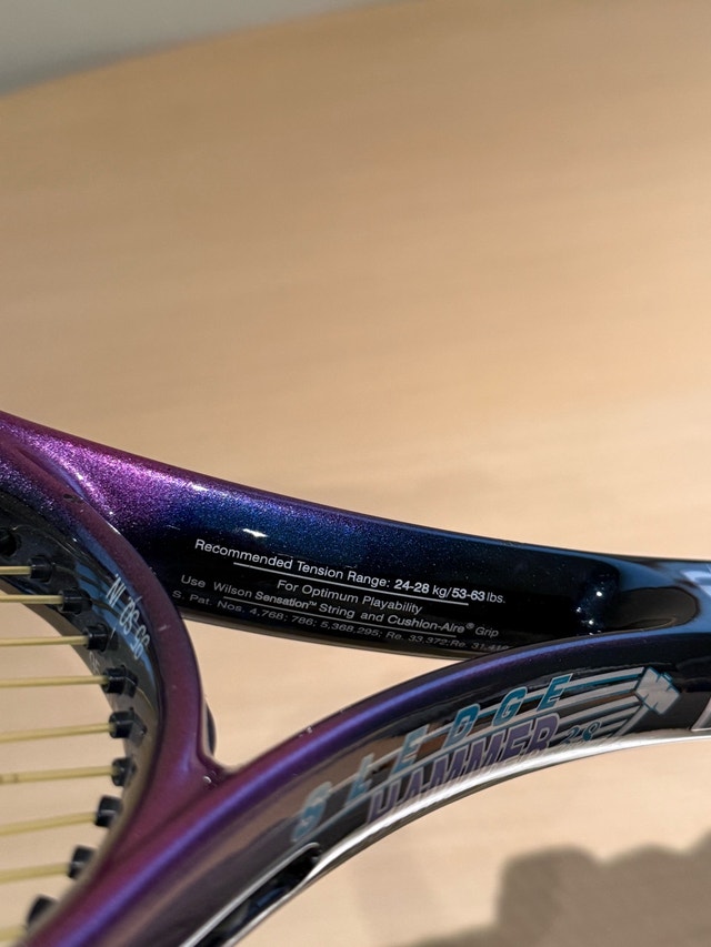 Wilson Sledge Hammer 3.8 Tennis Racket Racquet - New Grip - photo 4