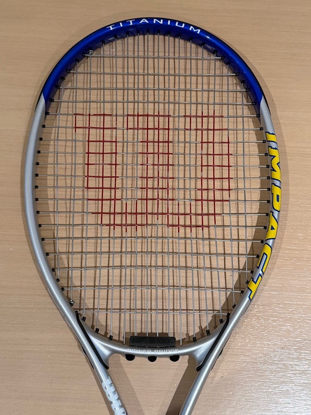 Wilson Titanium Impact Tennis Racket Racquet - New Grip - photo 2